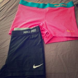 NIKE PRO Dri-Fit compression shorts.