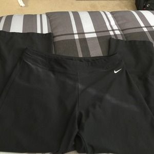 Nike black crop pants