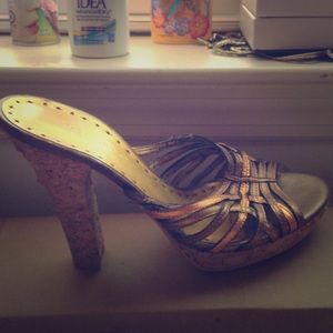 BCB Girls brown goldfish/tan/brown heels!