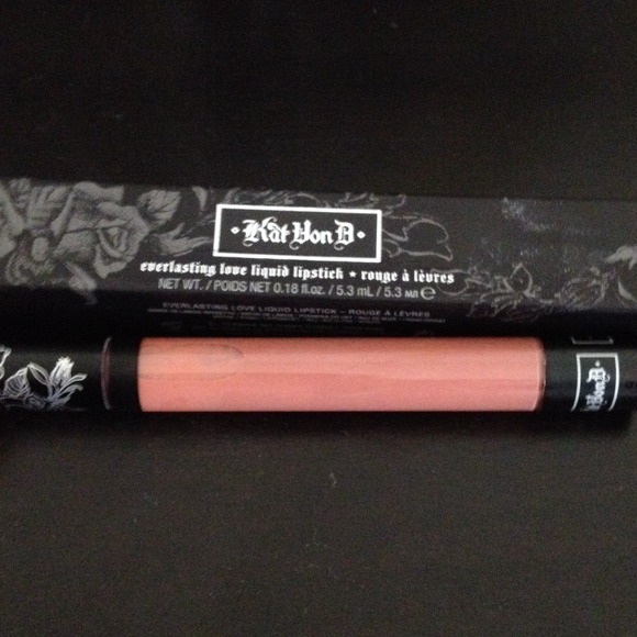 Kat von d bow and arrow liquid lipstick.