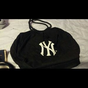 Black tote NY Yankees