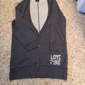 Gray PINK cardigan