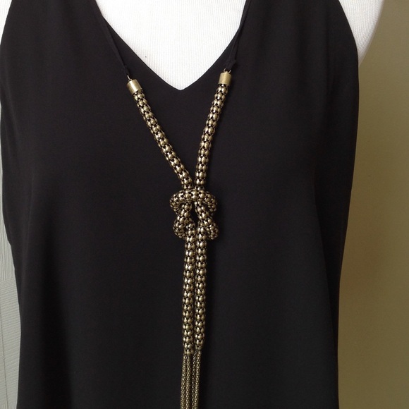 Black Halter Top - Picture 3 of 4