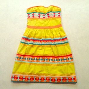 Anthropologie Checkered Dress
