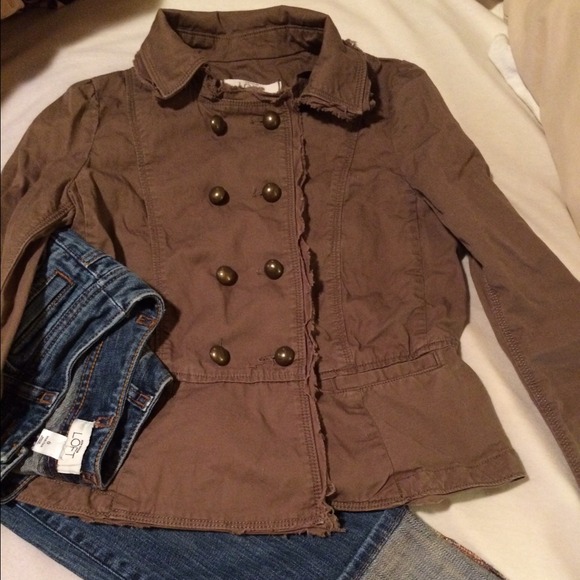 Ann Taylor loft jacket and jean capris! Together!