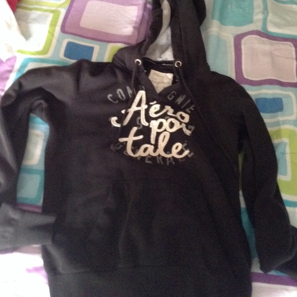A black and white hoodie