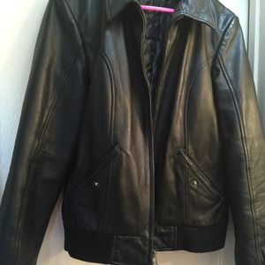 Leather jacket