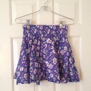 H&M Floral Miniskirt
