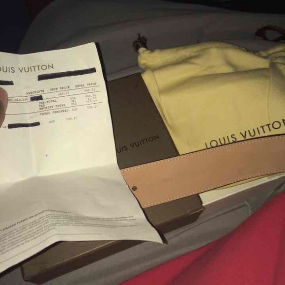 Louis Vuitton belt