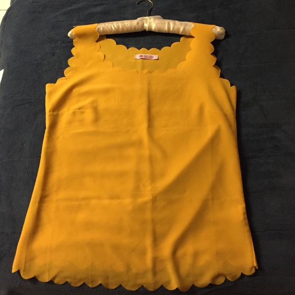 NWOT Scalloped Hem Tops in Assorted Colors - Picture 3 of 4