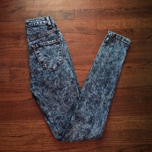 Acid Washed Ripped Jeans