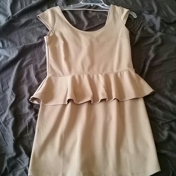 Tan dress