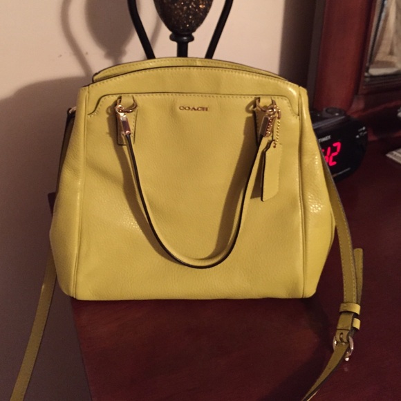 Coach Madison Minetta Acid Green Bag