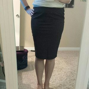 Brown Pencil Skirt