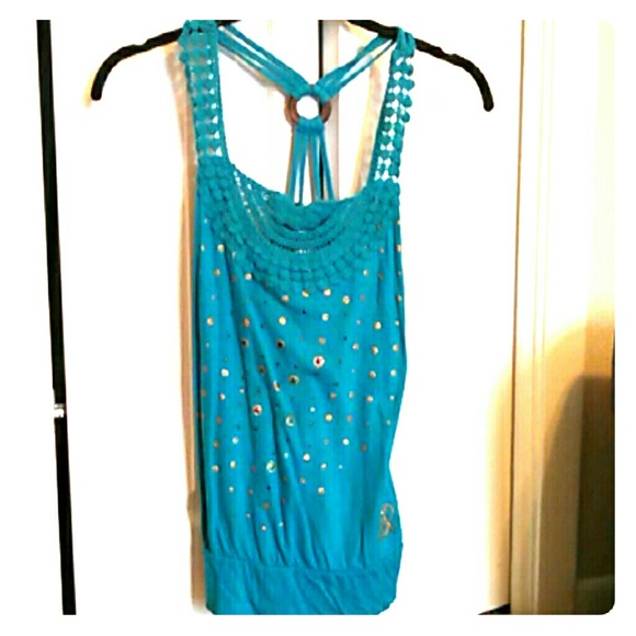 Turquoise tank