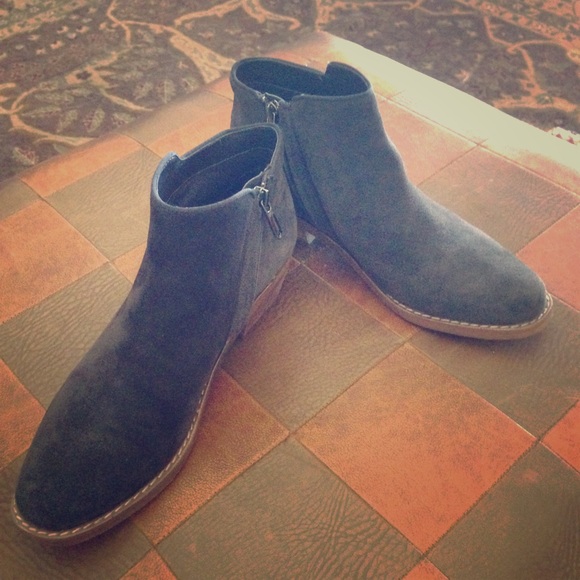 Sam Edelman Mercer Suede Ankle Bootie, Gray