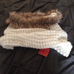 Fur lined Tube scarf