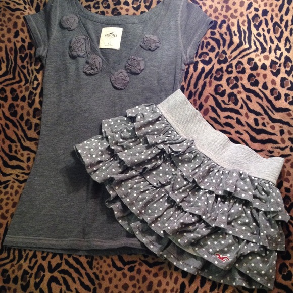 Hollister Shirt and Skirt Combo