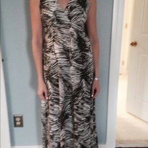 Gap tribal print maxi dress small