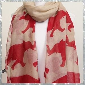 Elephant scarf.