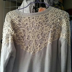 Dove grey oversized sweater