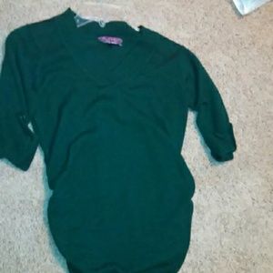 Green Maternity Sweater