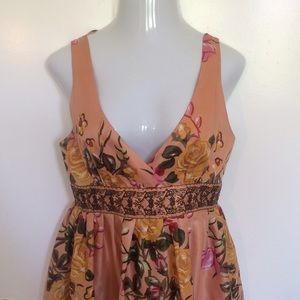 ⚡️Beautiful Peach Floral Dress⚡️