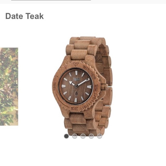 SOLD - WeWood Men's Watch - 100% Recycled - Picture 2 of 4