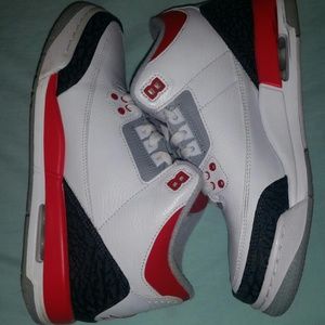 Jordan "Fire Red" 3's