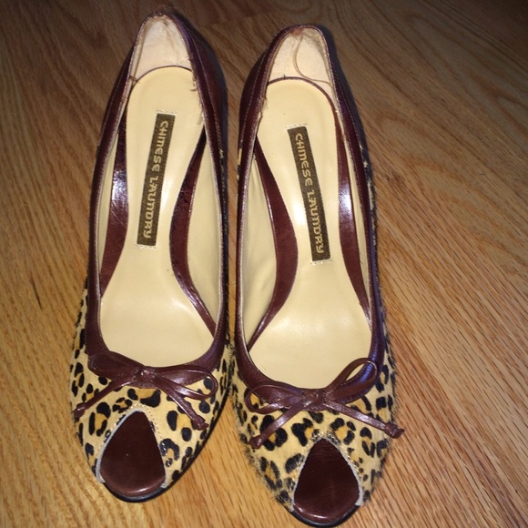 Cheetah print shoes