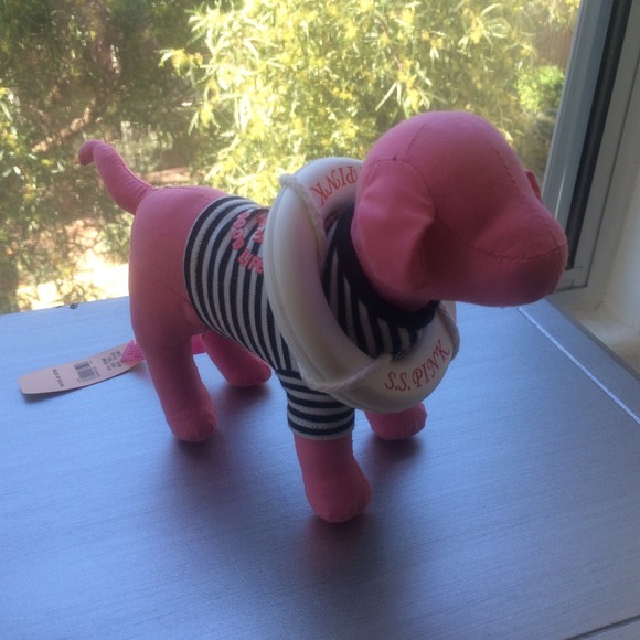 PINK Victoria's Secret Stuffed Puppy