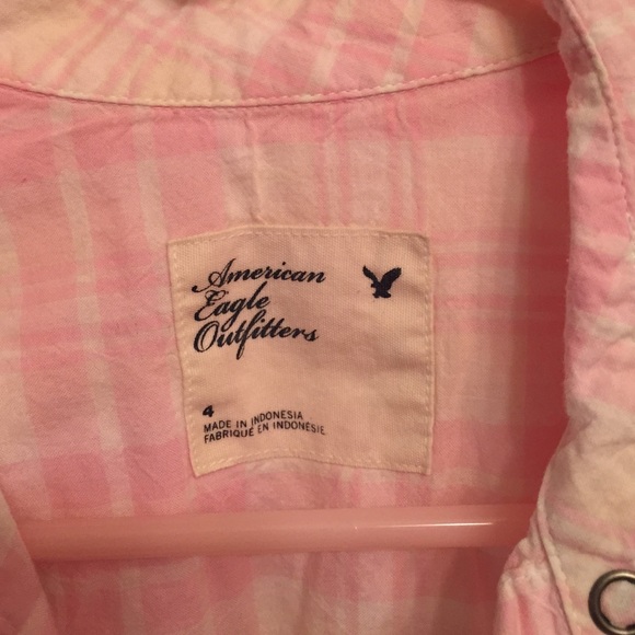 American Eagle plaid button down shirt - Picture 2 of 3