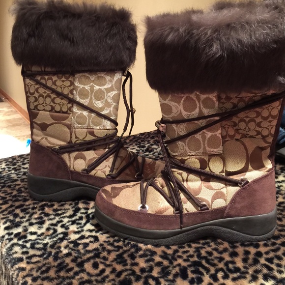 Coach Winter Boots 7.5