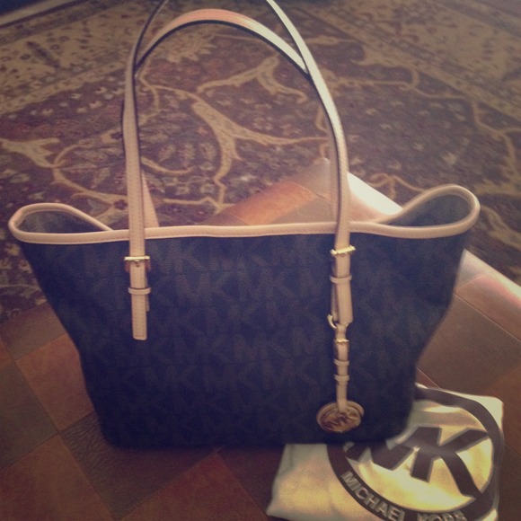 NWT MICHAEL Michael Kors Jet Set Small Travel Tote