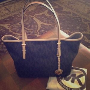 NWT MICHAEL Michael Kors Jet Set Small Travel Tote