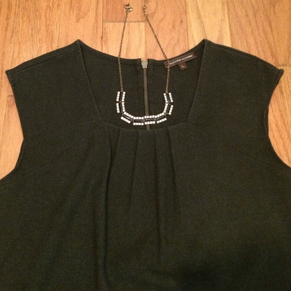 Charcoal Gray Dress - Picture 2 of 4