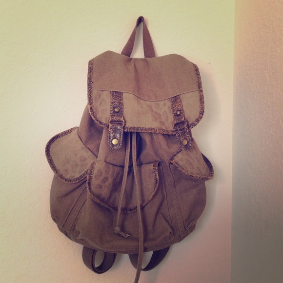 Icing Handbags - Canvas Drawstring Backpack