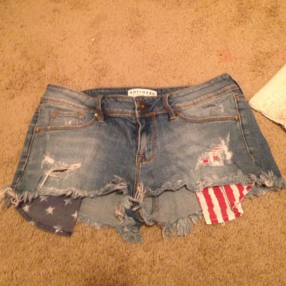 American Flag Pocket Shorts