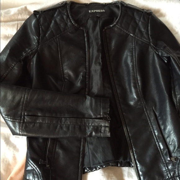 Leather Moto Jacket - Picture 3 of 4