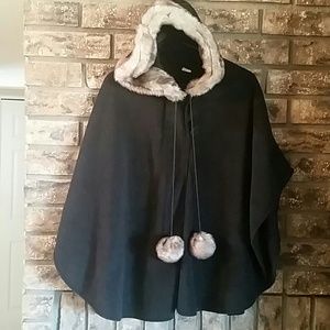 Fleece Poncho