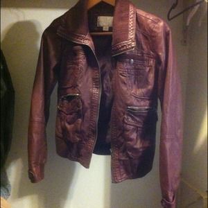 leather jacket