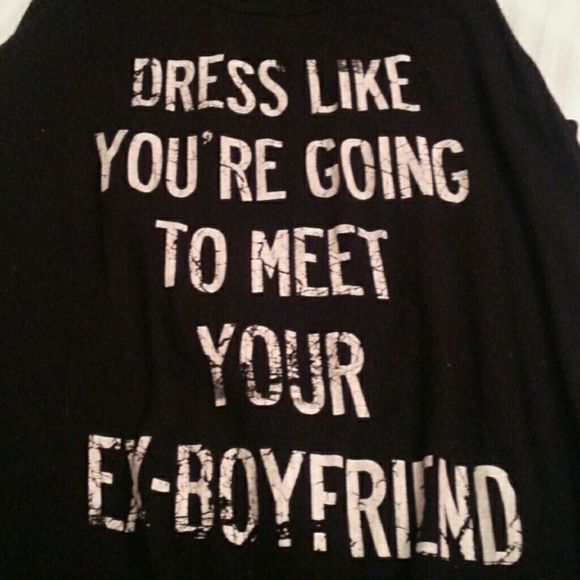 Tank top, loose.