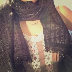 Authentic Armani Exchange Sparkle Scarf
