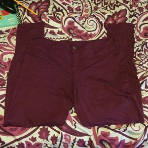 Dark purple leggings