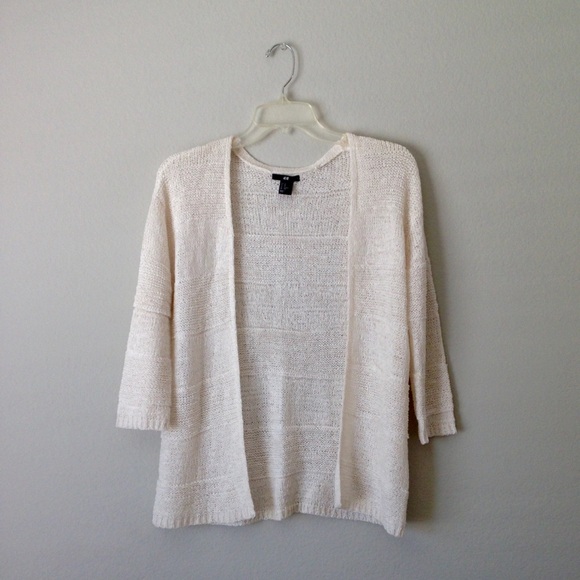 Off White Open Cardigan - Picture 1 of 1