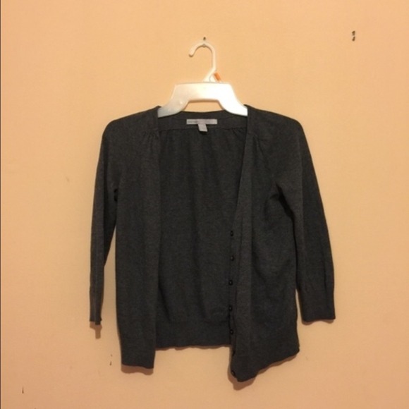 Grey cotton cardigan