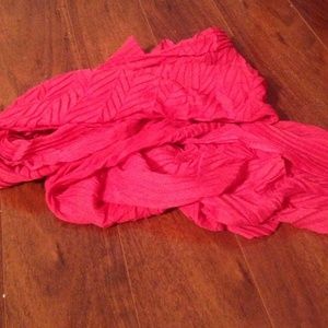 Hot pink scarf