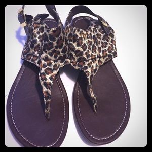 Cheetah sandals