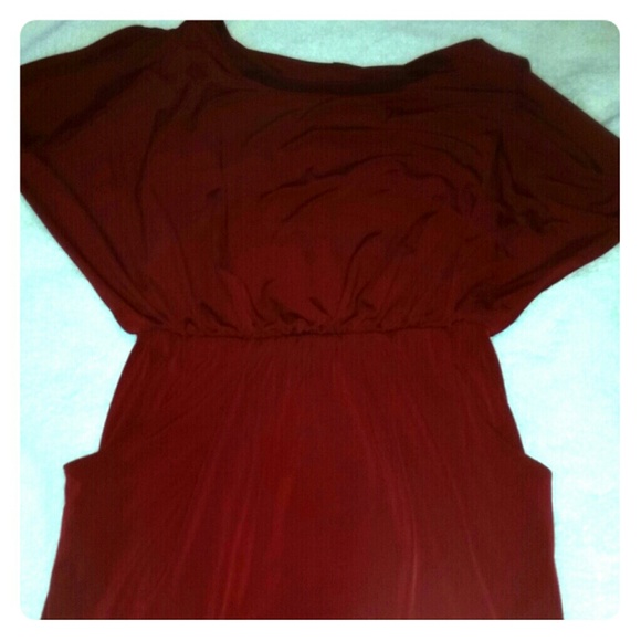 Lovely Red Dress with pockets