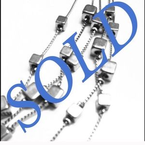 NY & Co Square-Detail Layer Necklace